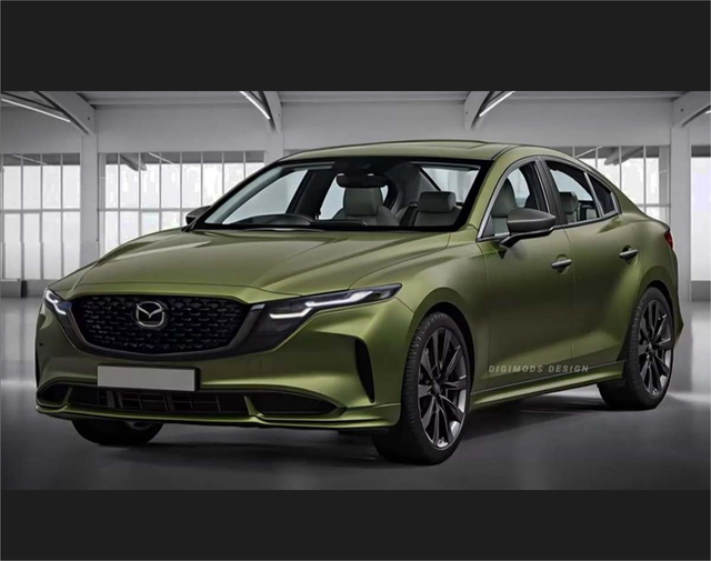 马自达3渲染图: 马自达“正统”Sedan, 有望搭载Skyactiv-Z引擎?