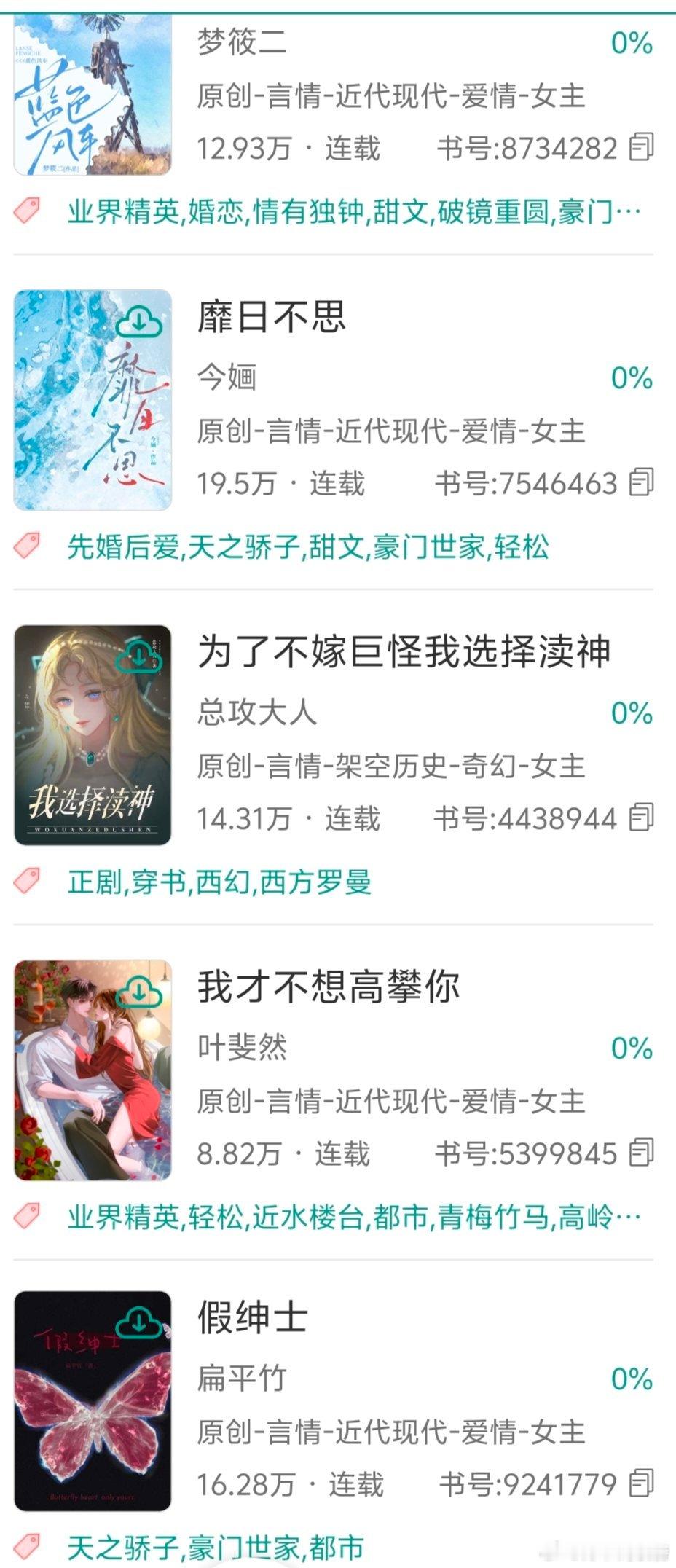 老作者开文系列刚去晋江收了这几本👌​​​