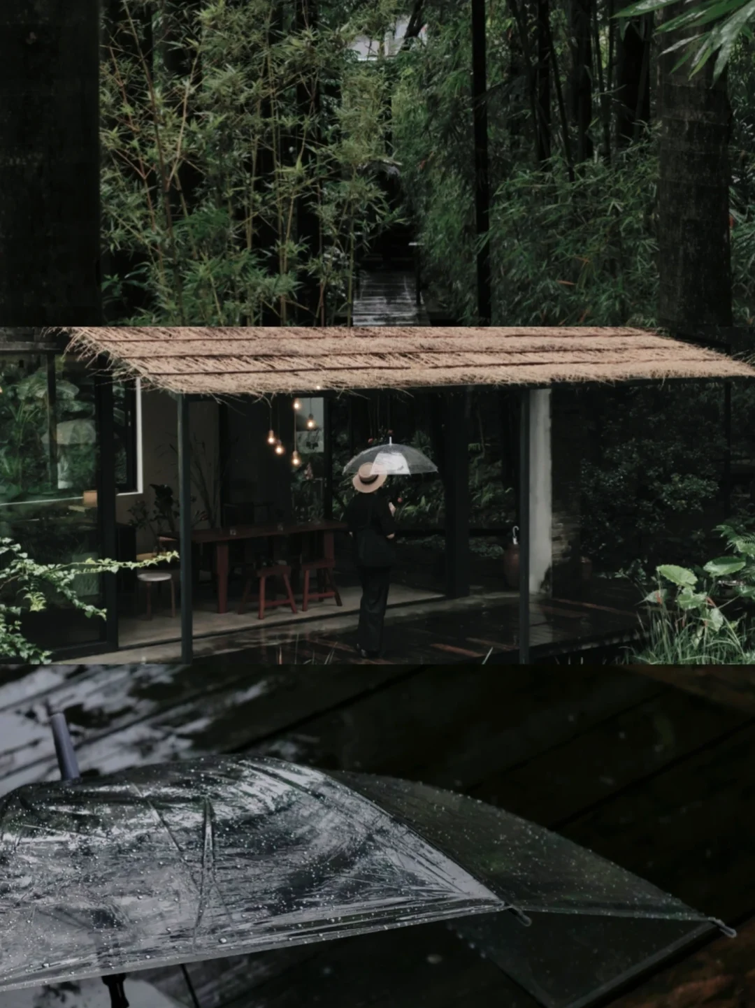 雨天逃离计划‼️这2个庭院像电影般美好