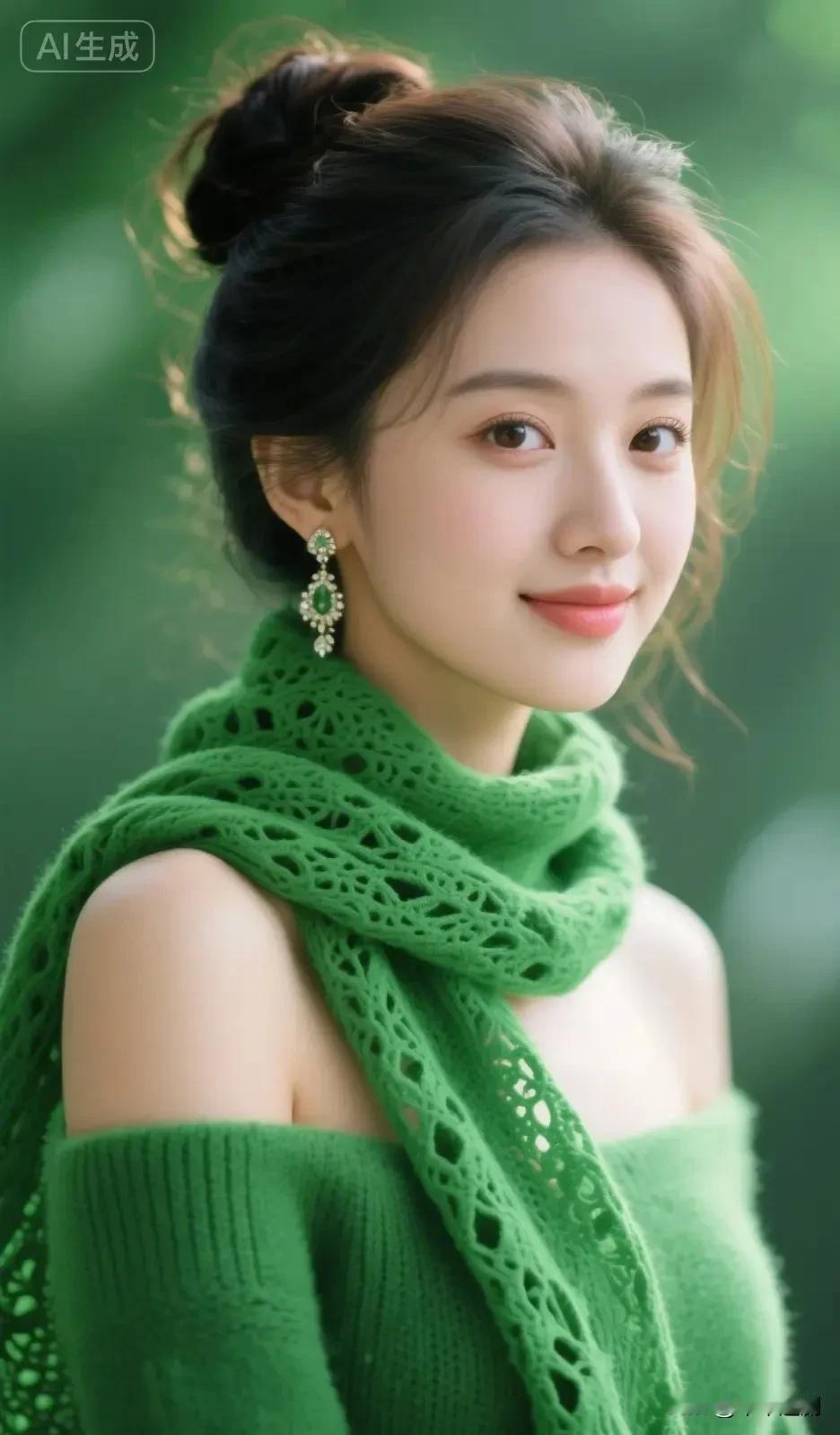 什么年龄段的女人最有女人味?把春天穿在身上，一抬眼，就撞进了满目的温柔绿意里。