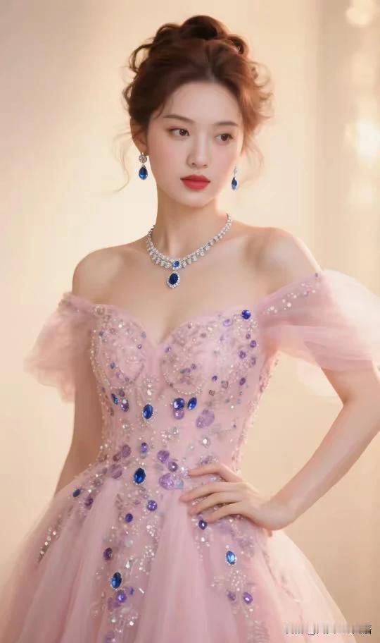 二八佳人，出水芙蓉国色天香，亭亭玉立蓝色翡翠，经典高贵花容月貌，仪态万方