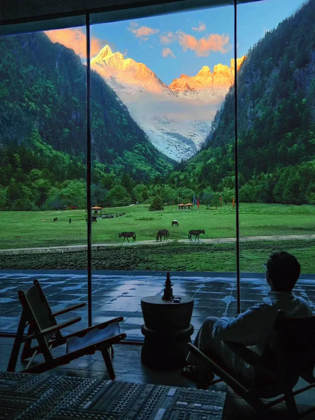 梅里雨崩‼️和老公住雪山酒店后劲比失恋还大