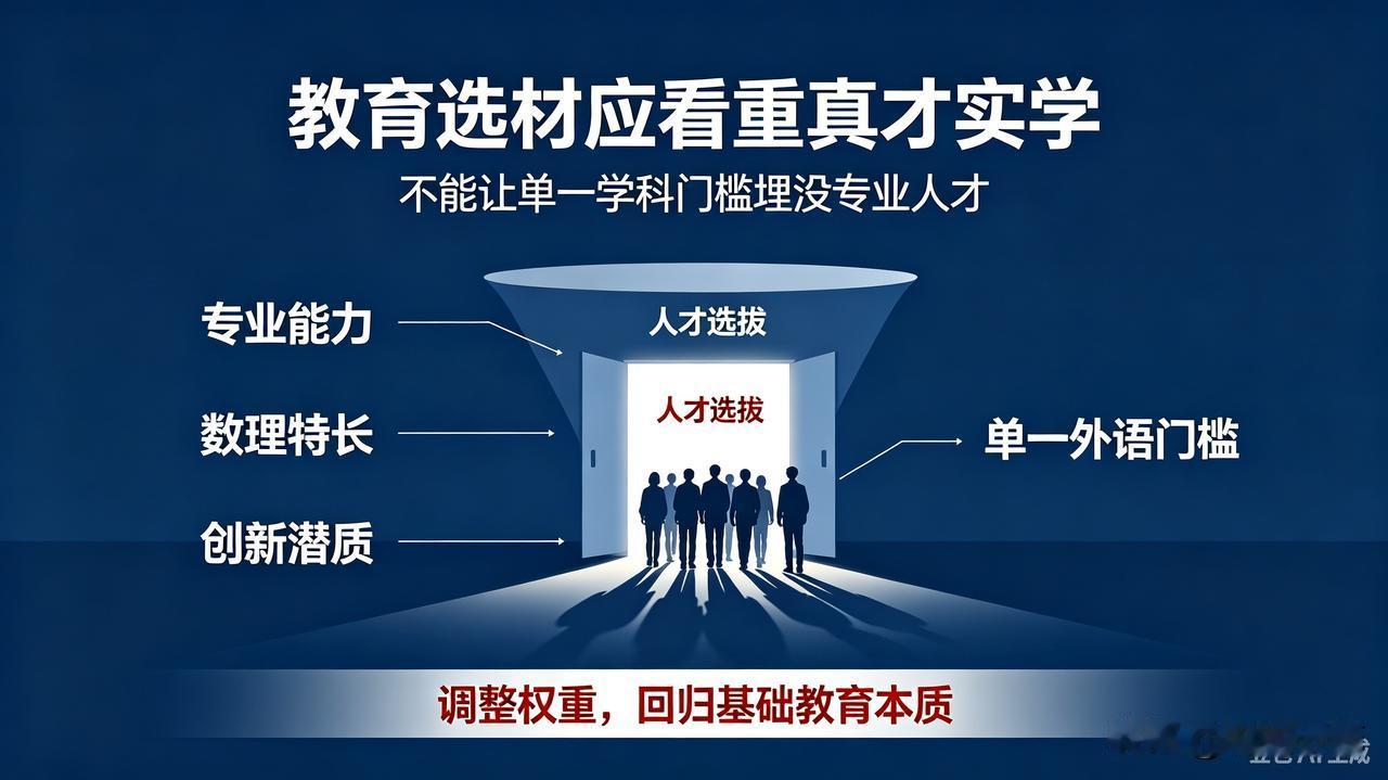 支持。我清楚，一下子把英语降到50分很难落地。我的标准是，英语分值至少降到物理、
