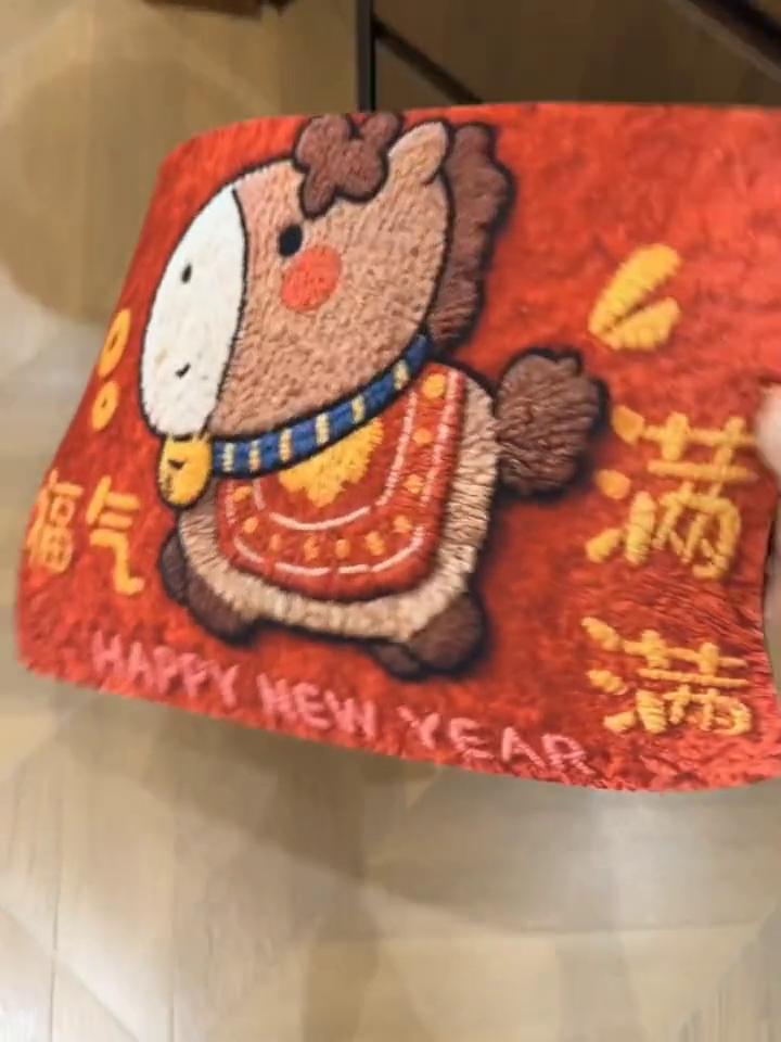 新年新气象，这款硅藻泥地垫太适合过年了，它一发二超划算，福气满满和发财两款都超喜