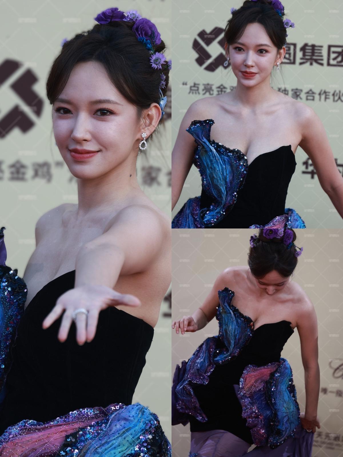 程潇，好干净的一张脸！程潇舞蹈穿搭高定礼服打call