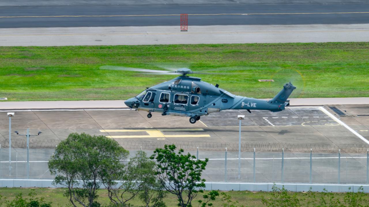 拍到一架空客H175直升机，隶属于香港政府飞行服务队，据说价格一个小目标都不够！