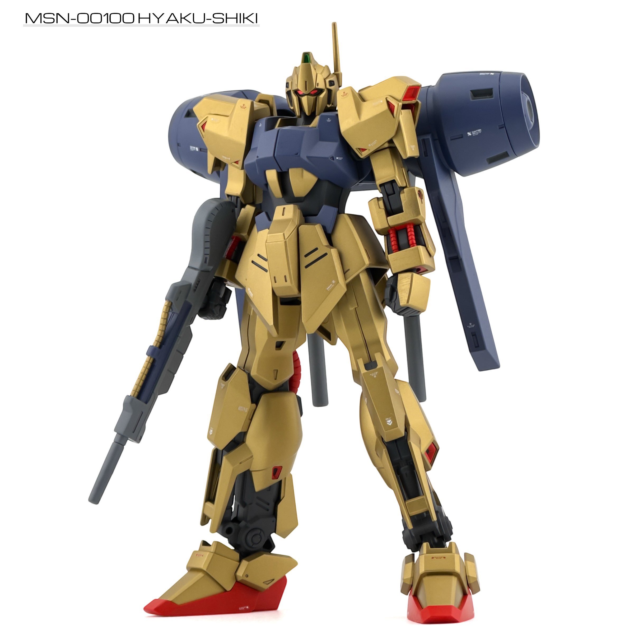 HG百式拟改（by雪丸）使用学院重骑机的背包平替了百式改的装备高达模型高达模型