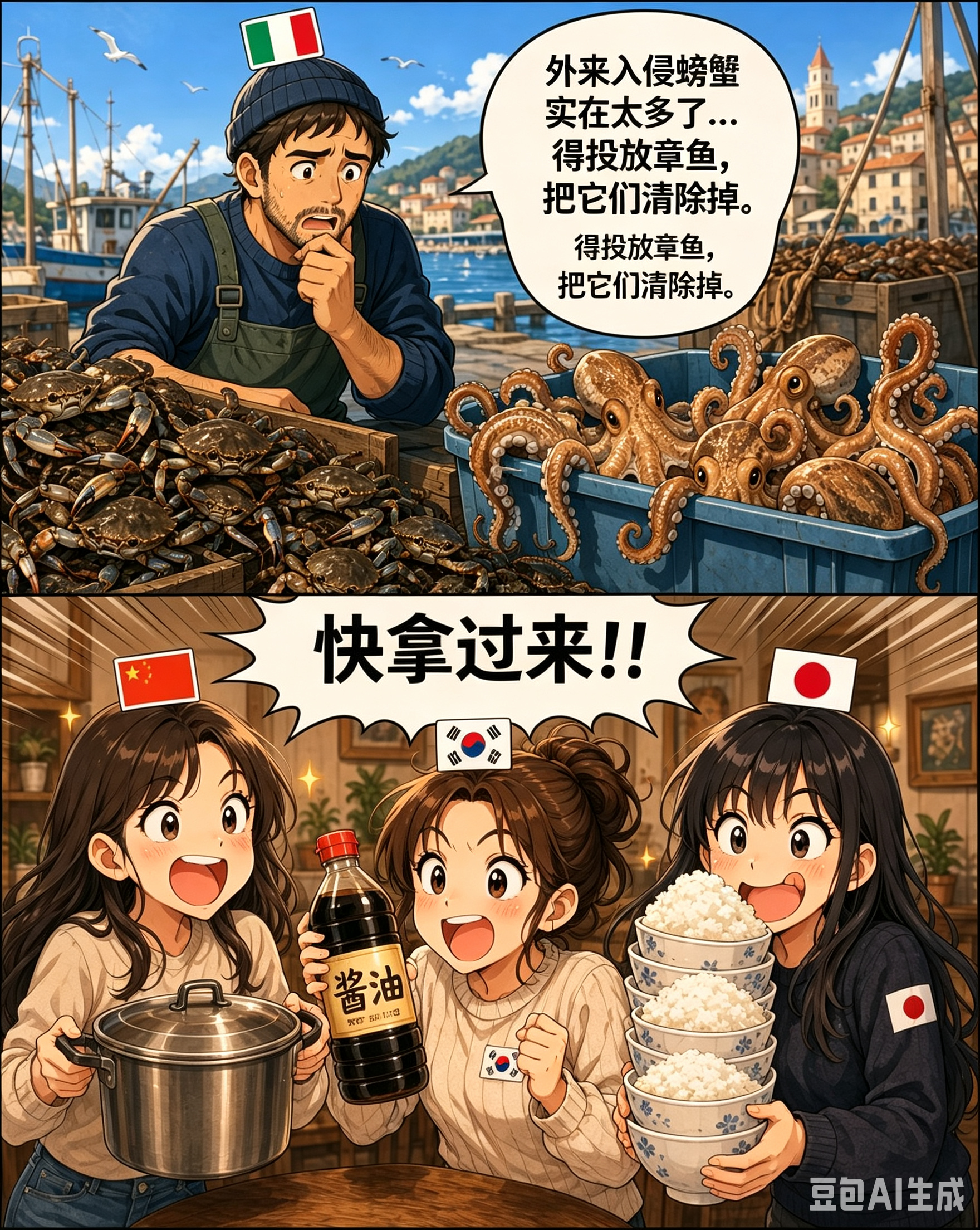天天吃海参,对身体好吗?欧洲正在面临着严重的生物入侵问题。其中一个入侵物种就是螃蟹。意大利甚至提出投