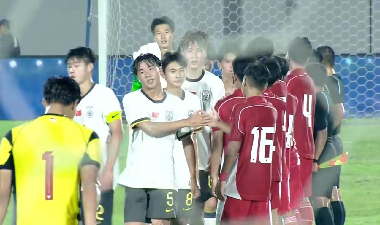 最后30秒绝杀，中国U17国少94分钟3比2绝杀印尼U17，中国U17国少双杀印
