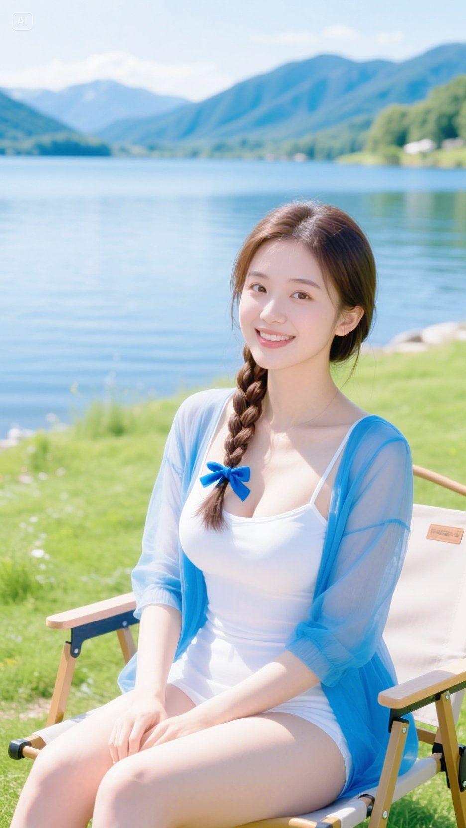 即梦AI ai 美女壁纸高清全屏 短裙控
