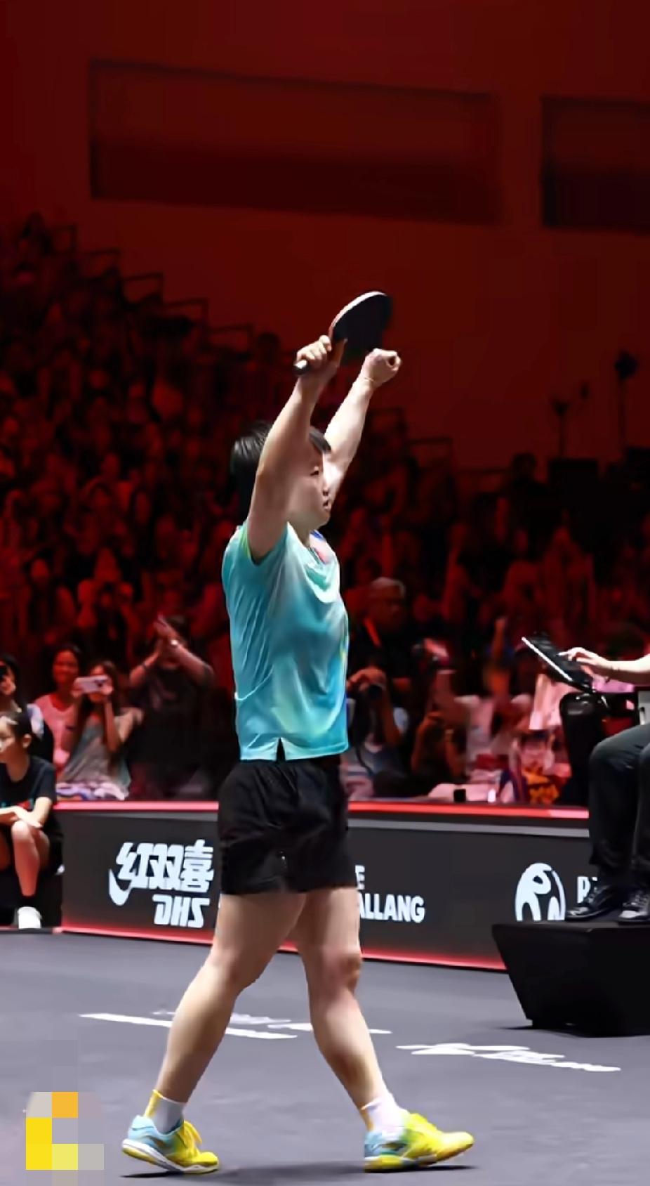 🔥孙颖莎这一挥手，帅到我心巴上了！谁懂啊家人们！在2026WTT新加坡大
