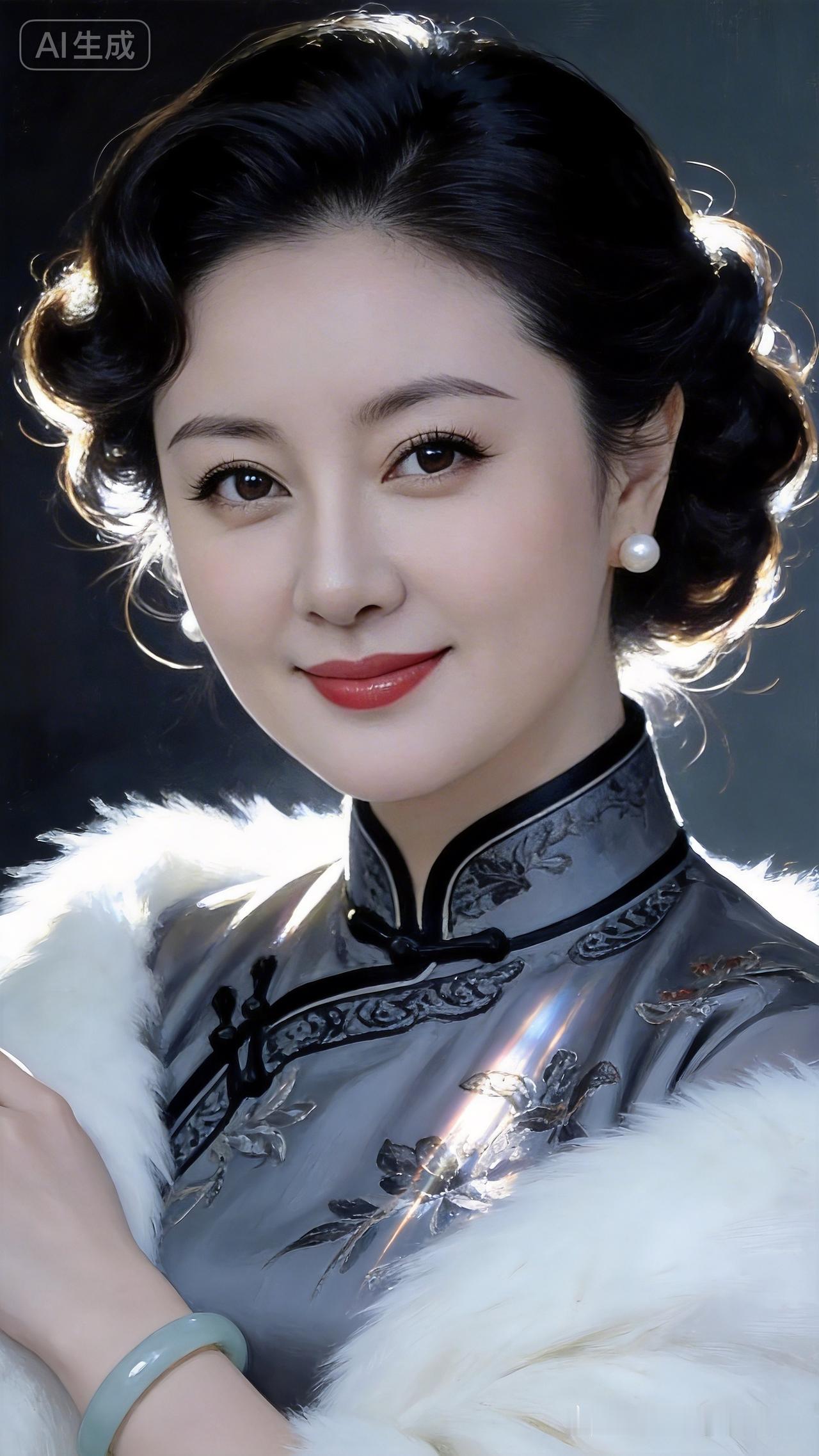 复古旗袍美人，优雅气质，韵味十足！