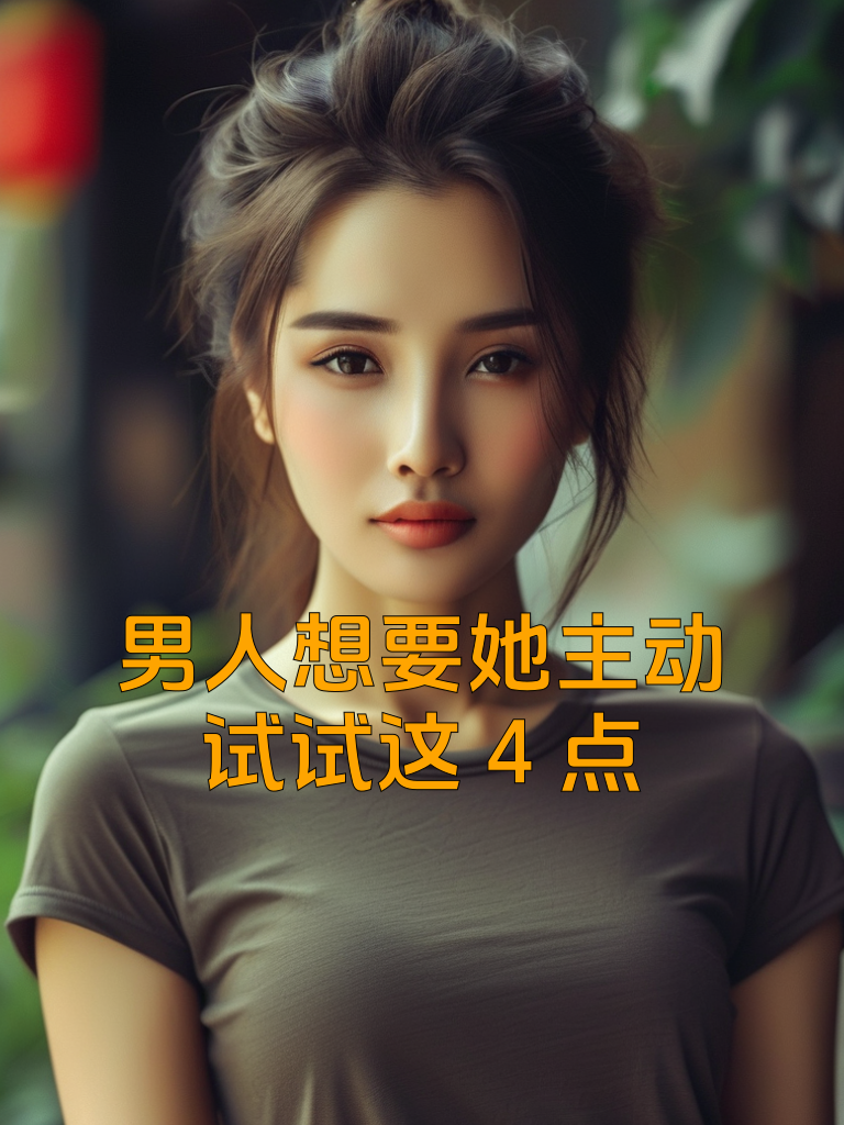 男人想要她主动？试试这4点