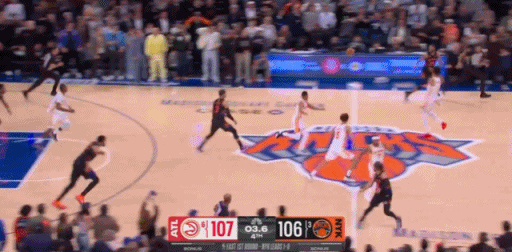 拒绝横扫！！！布里奇斯失绝杀，老鹰逆转尼克斯，季后赛首个1-1打平！随着大乔