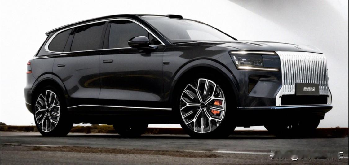 “杭州湾揽胜”来了！极氪8X内饰谍照曝光，对标问界M8