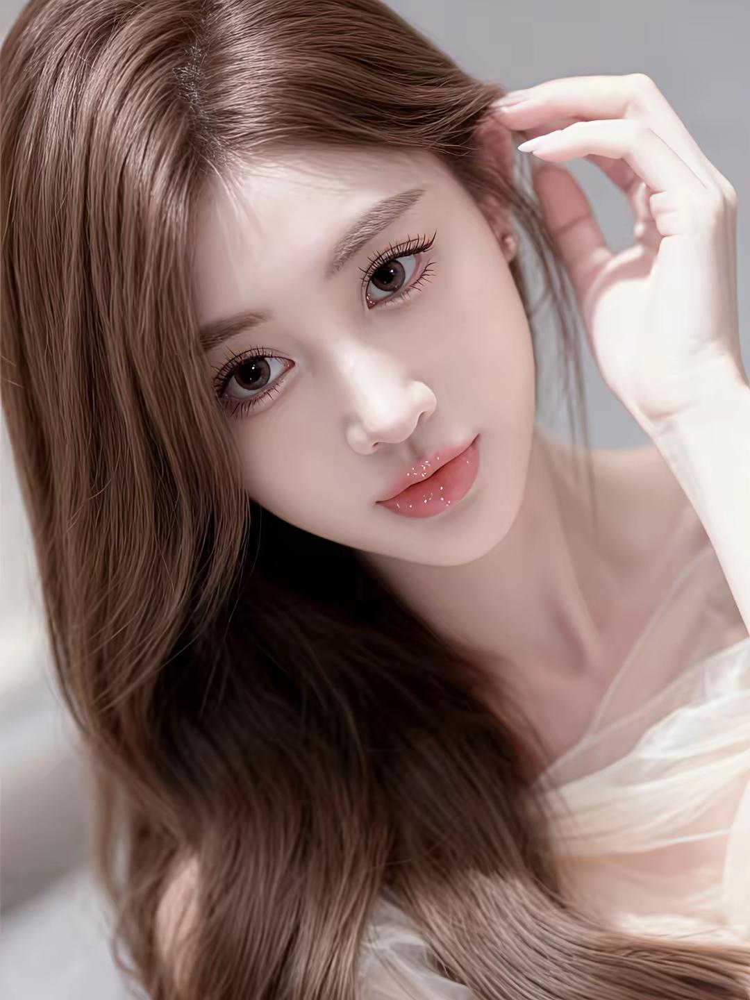 温柔眼波流转，甜美如梦似幻发张你手机里最美的夕阳照。减龄少女感时尚穿搭分享