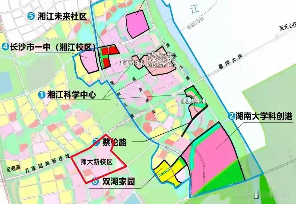 爆料！湖南师大将建设新校区，具体位置首次曝光！湖南高校分布图