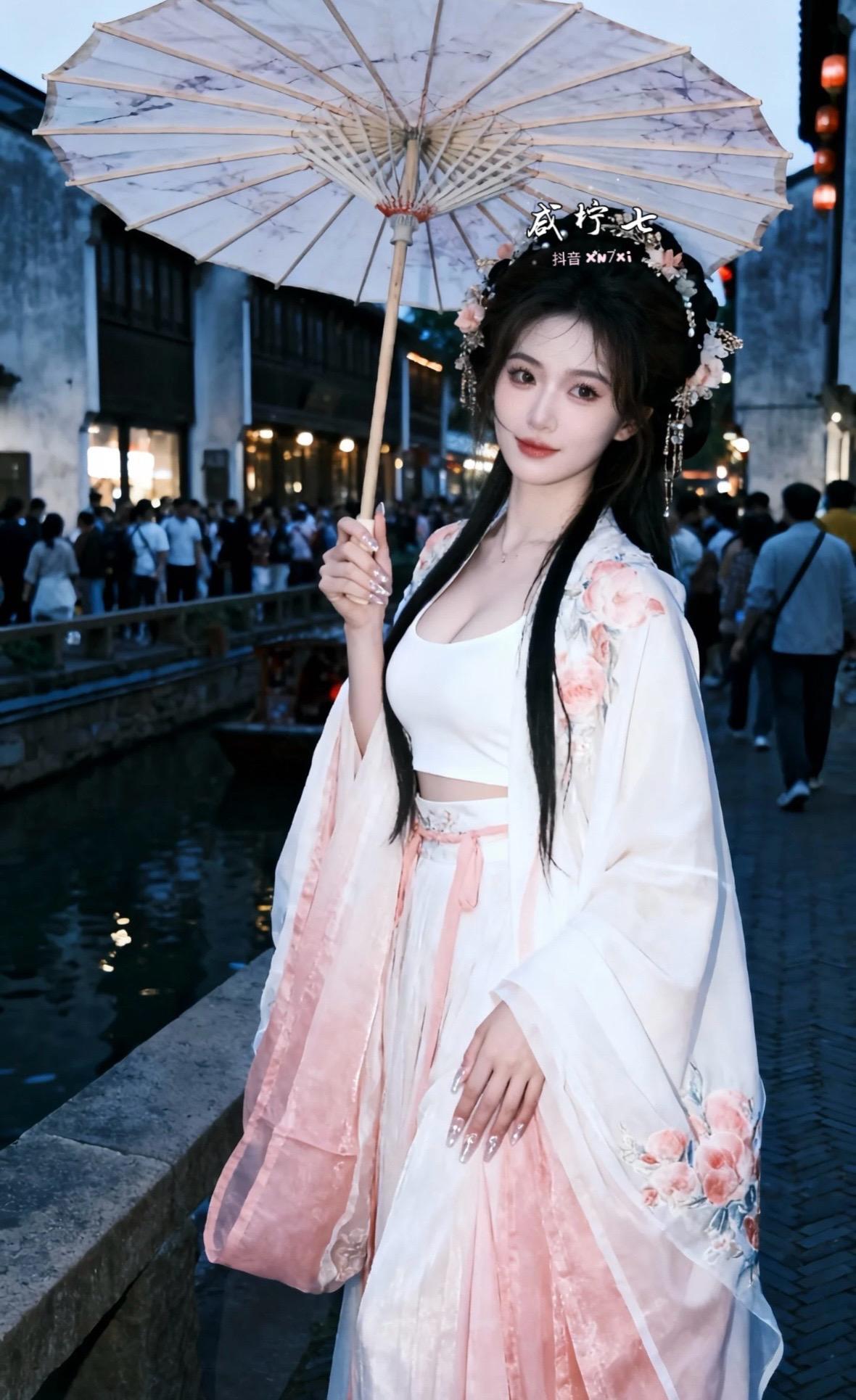 古风还是古装美原来我穿上古装也可以这么美汉服美女古风