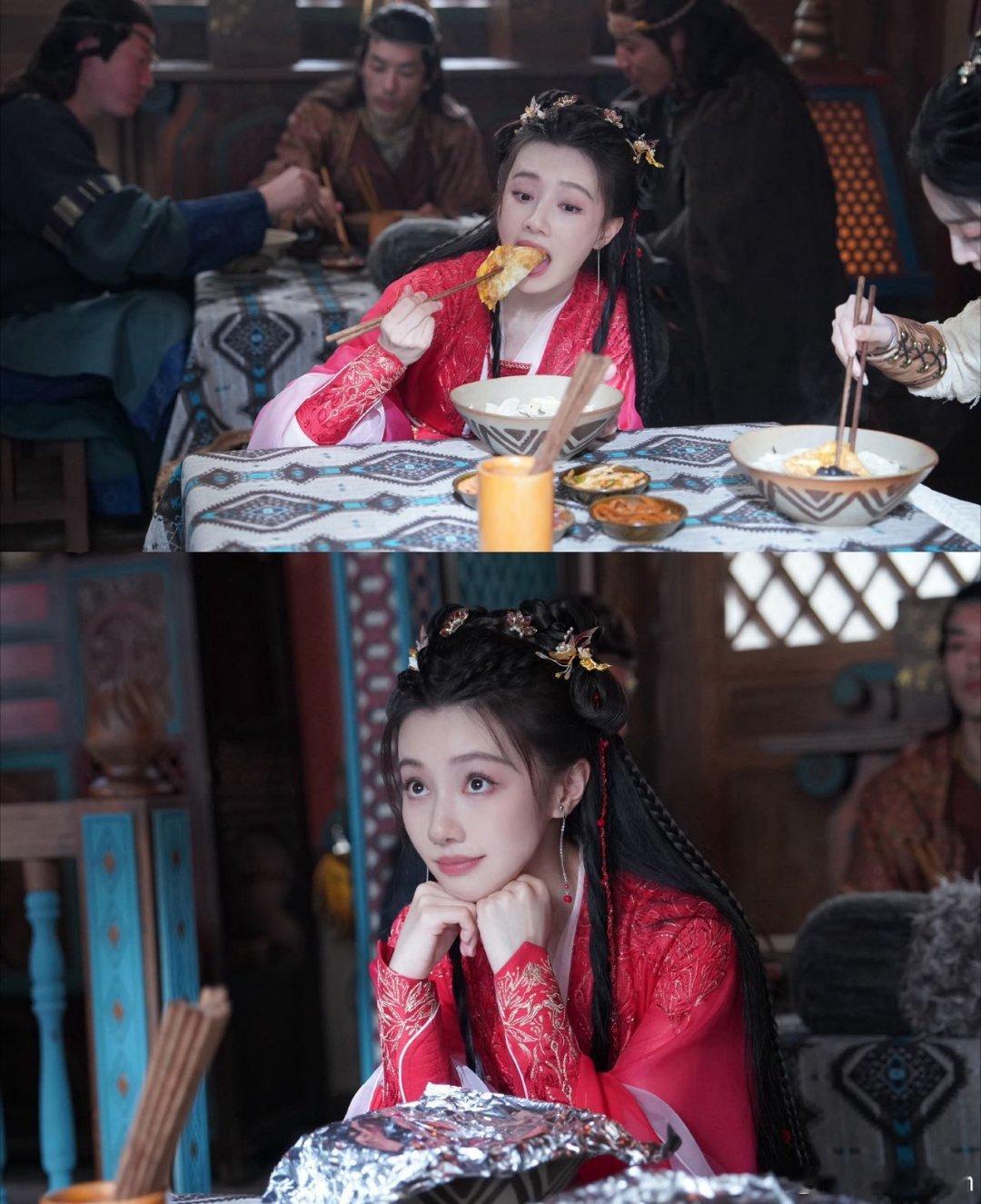 王鹤润故人之姿原来就是故人 王鹤润角色塑造力真的绝。同样都是一身美艳红衣，《佳偶