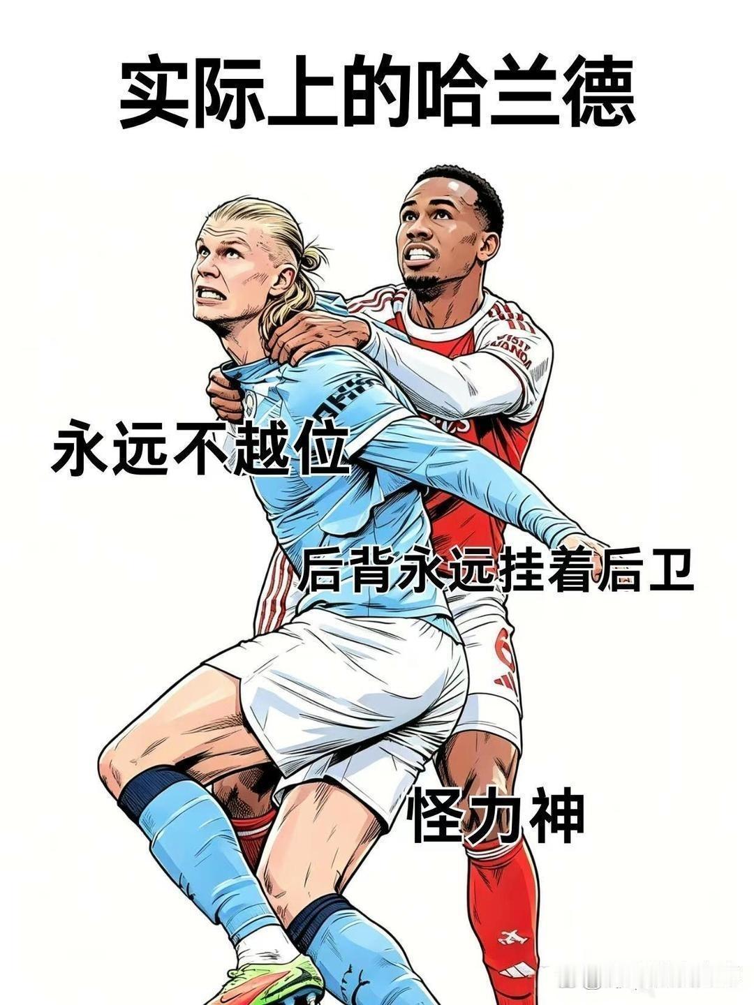 你以为的哈兰德vs实际上的哈兰德​​​