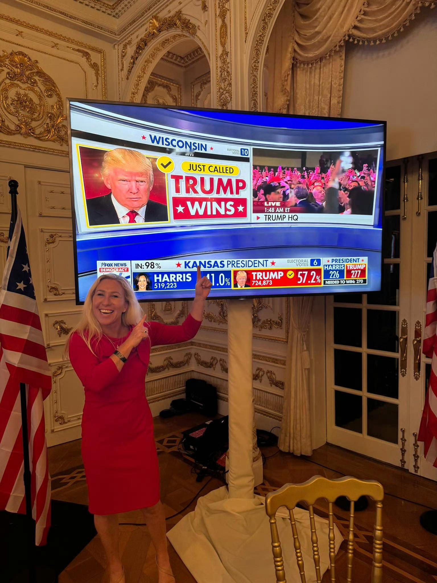 好家伙！特朗普这么快就迎来忠诚危机。一向对他忠心耿耿的众议员玛乔丽·格林（Mar