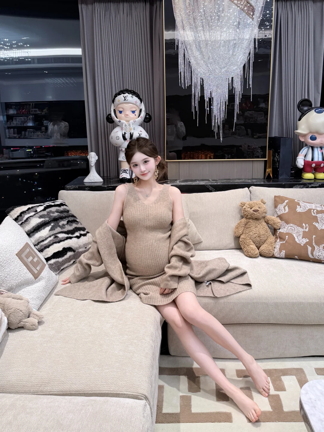 不知道 反正我怀孕36周的身材很曼妙