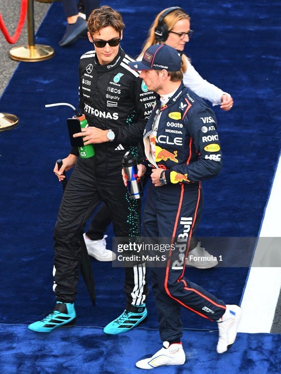 今年最后一场居然还有这么美的画面呢🥹2025F1阿布扎比大奖赛