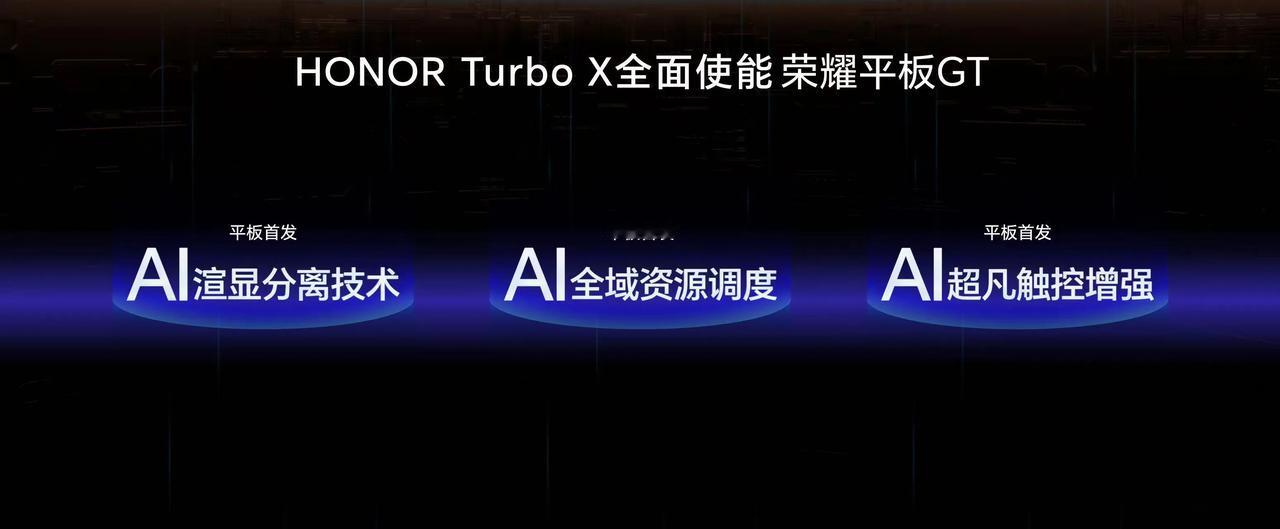 搭载HONORTurboX调校技术，荣耀平板GT在平板领域首发三大技术，以A