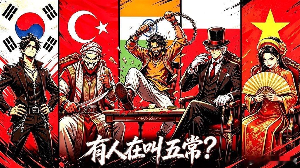 网络五常，一个比一个战斗力强，我说的是嘴
