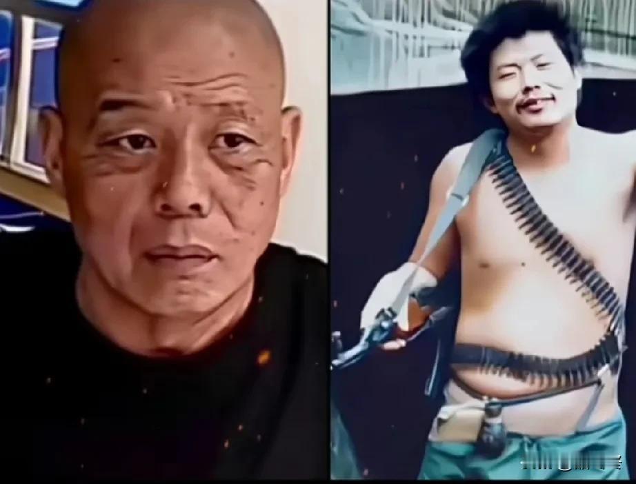 看到当年身披子弹衣、腰挂“光荣弹”，斜跨56式冲锋枪、带领官兵赤膊上阵杀敌的13