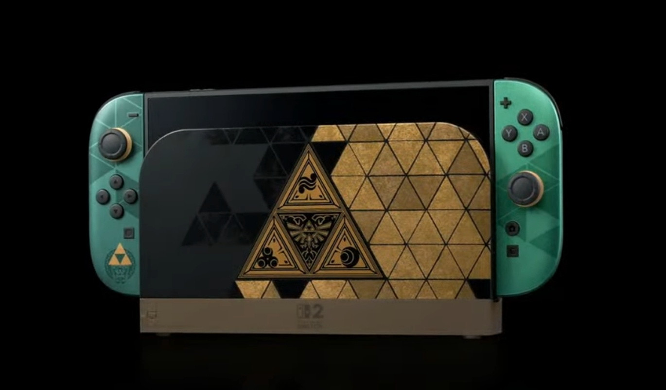 《塞尔达传说》40周年Switch2限定机公布！将于10月29日发售！任天堂直