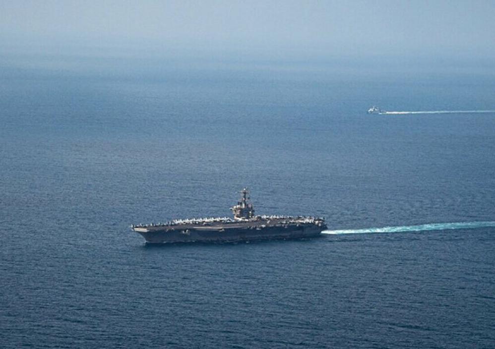 【2架坠机打捞完成，“尼米兹”号离开南海，打道回府】据悉“尼米兹”号航母自1