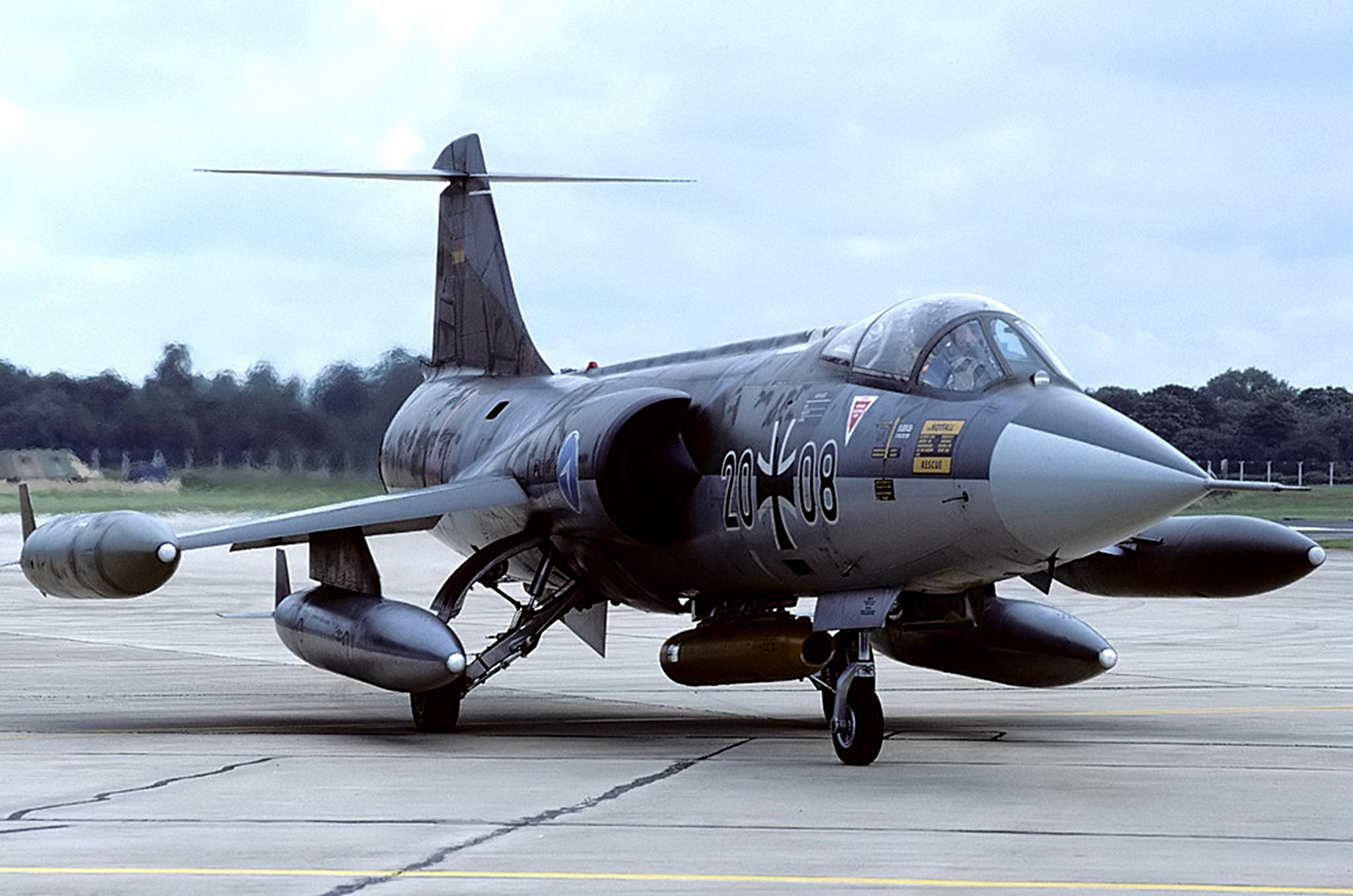 分享圖片：美國洛克希德F-104G/S“星戰士”戰鬥機