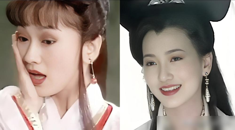 别再争白素贞和胡媚娘了。赵雅芝用同一张脸，给你演了一遍什么叫阶层碾压。一个，