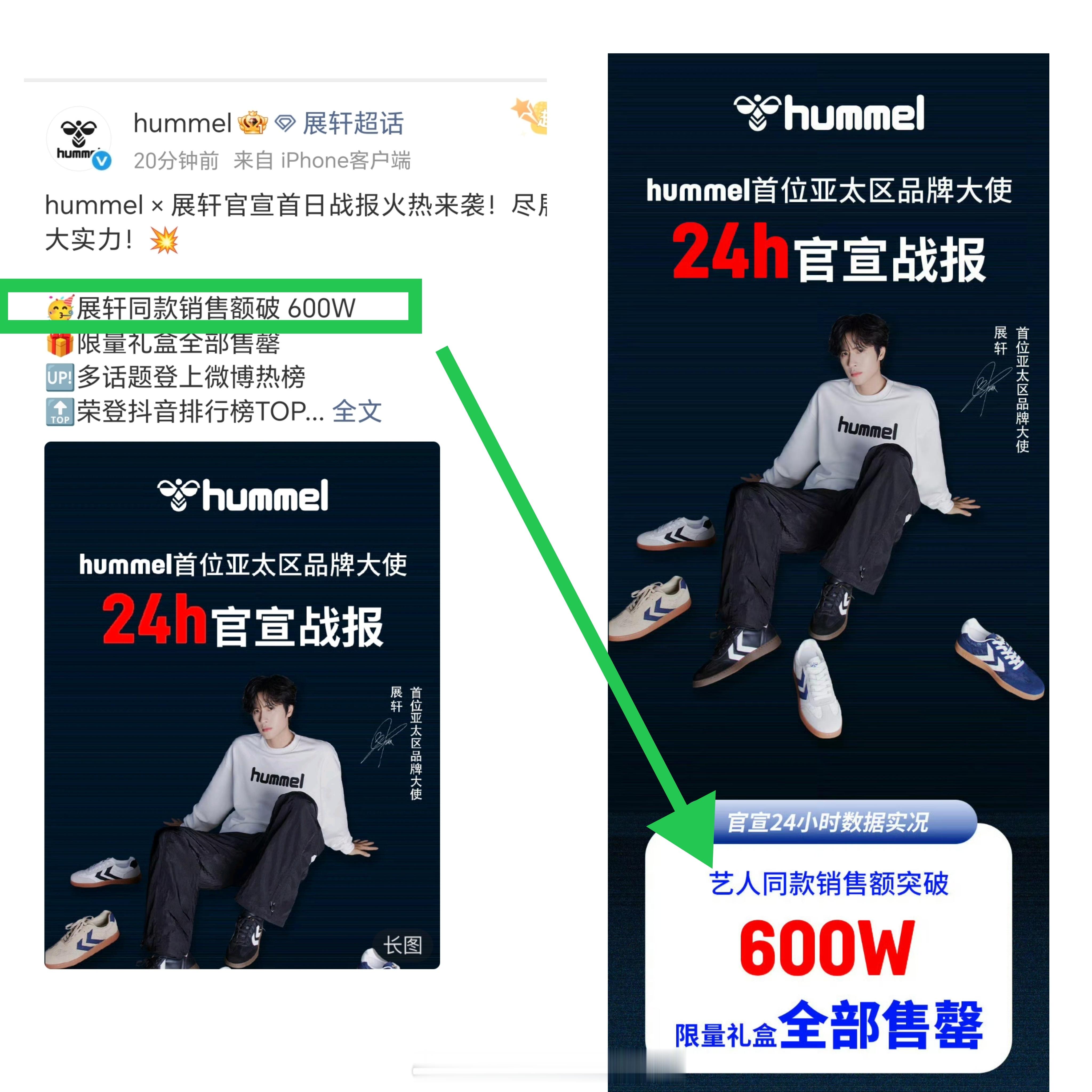 官方出带销售额战报的赢了​​​