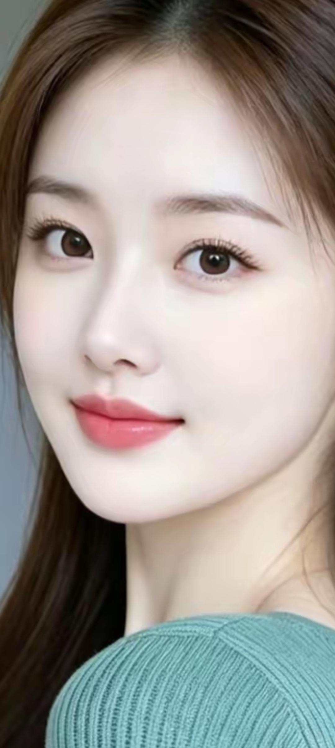 温柔甜美的少女，浅笑盈盈，散发自然魅力！