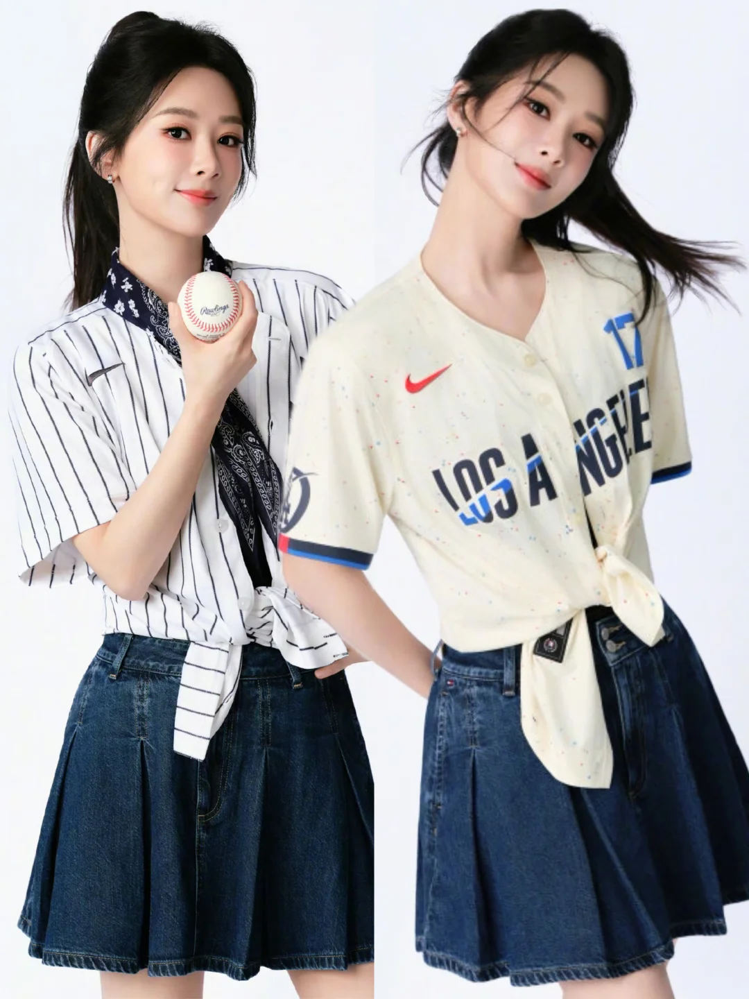 杨紫棒球女孩来袭！好浓的女大味😍