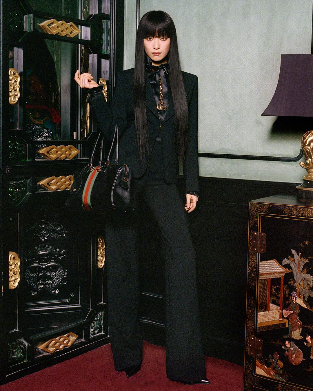 倪妮、宋威龙、MaiDavika及其丈夫Chantavit共同出镜GUCCI