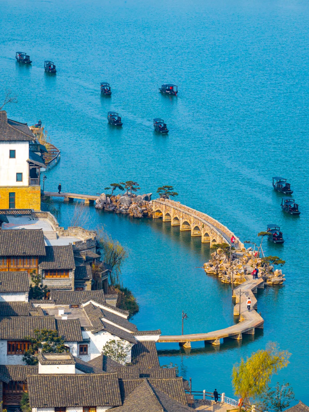宜兴不得了❗️窑湖小镇太美了吧…………