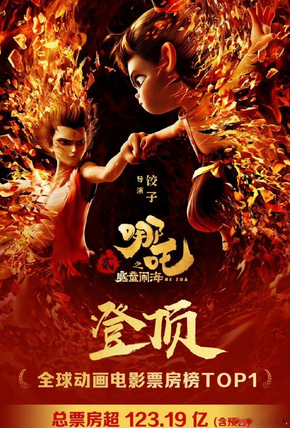 《哪吒2》这也太牛啦！票房居然超过《头脑特工队2》啦！我是看灯塔专业版的数