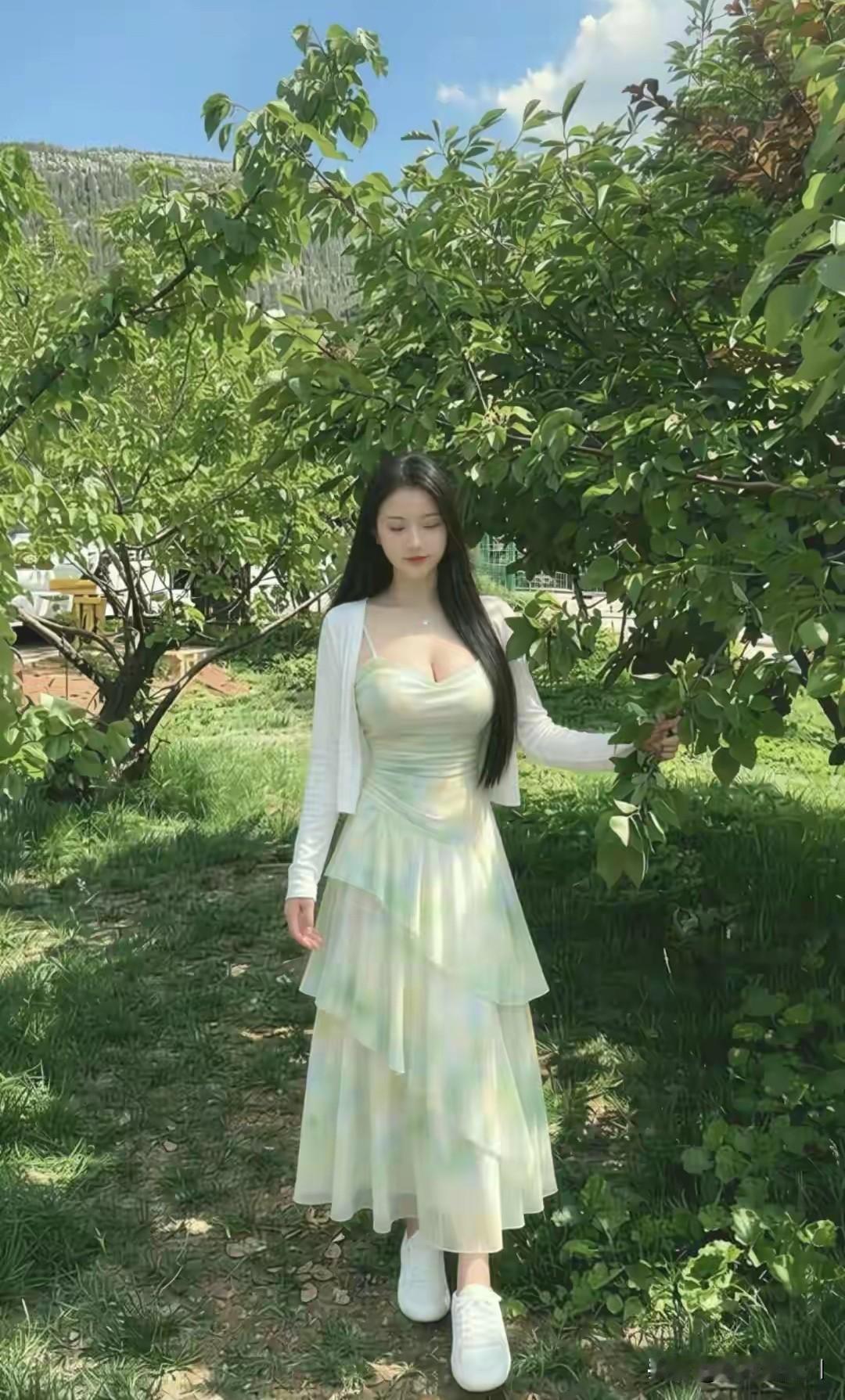 裙装美女