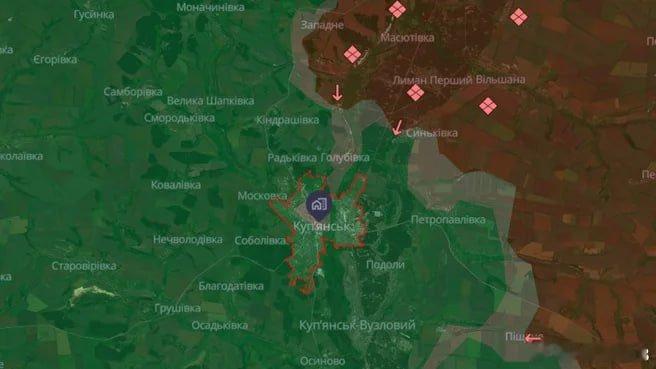 库普扬斯克战况占领者们再次试图通过输气管道突破至库皮扬斯克，——战略通讯局发言人