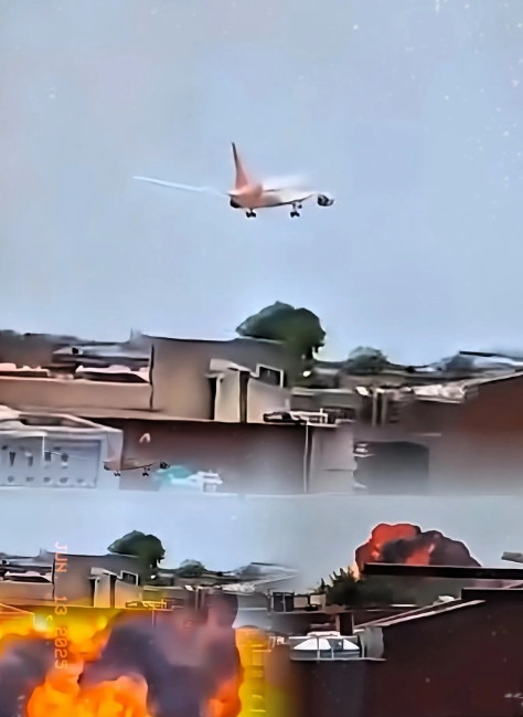 印度空难暂时唯一一名英国幸存者维斯瓦什回忆起当时的情景：他坐上飞机后，飞机起飞大