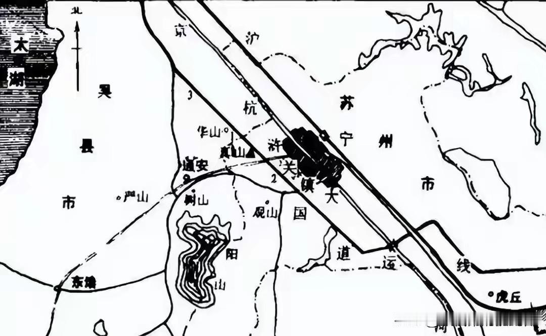 1992年深秋苏州浒墅关真山采矿二厂放了一炮，结果把一座春秋大墓的顶给炸塌了。工