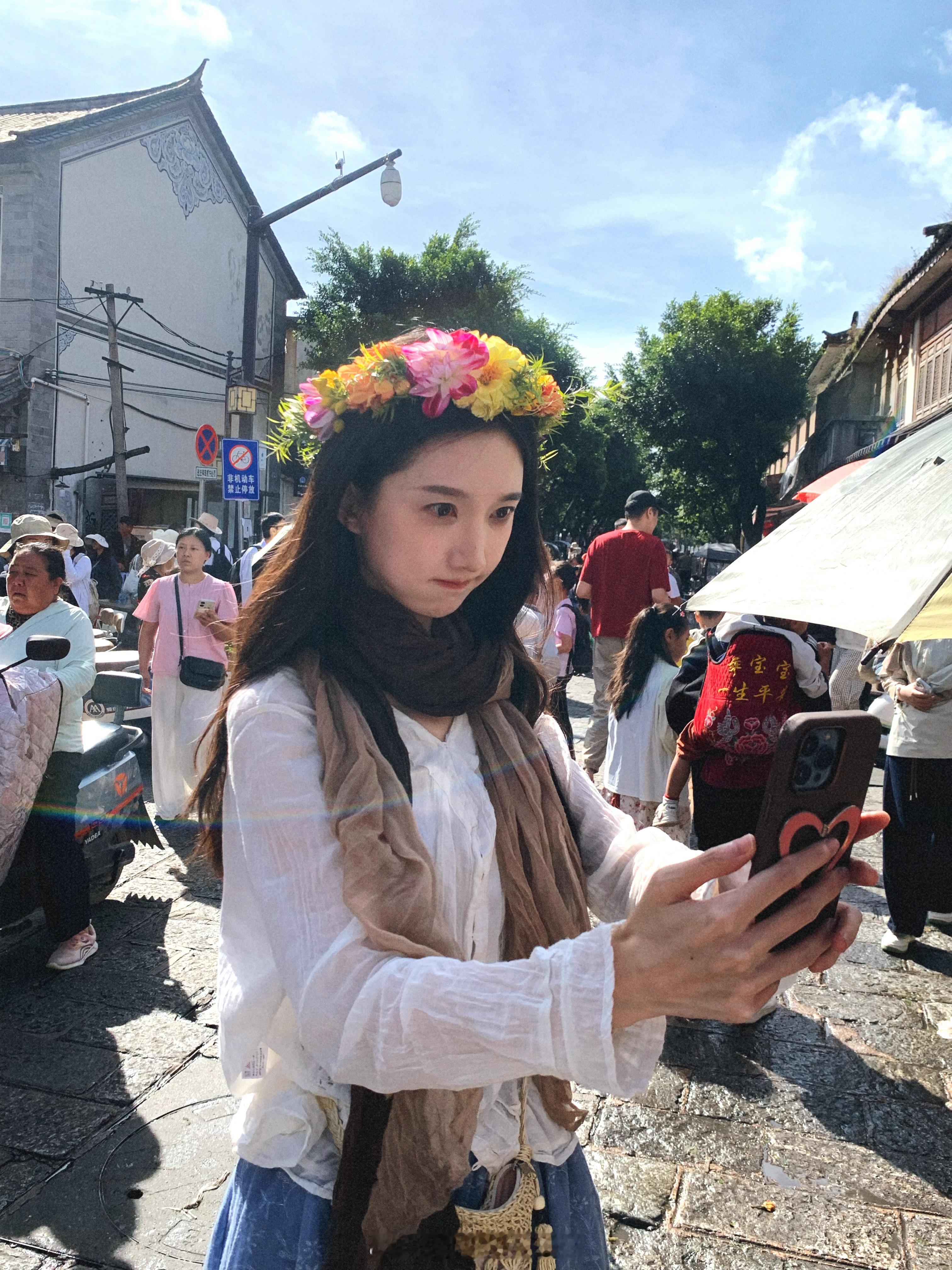 好嘛我会挑一朵最漂亮的送你💐​​​