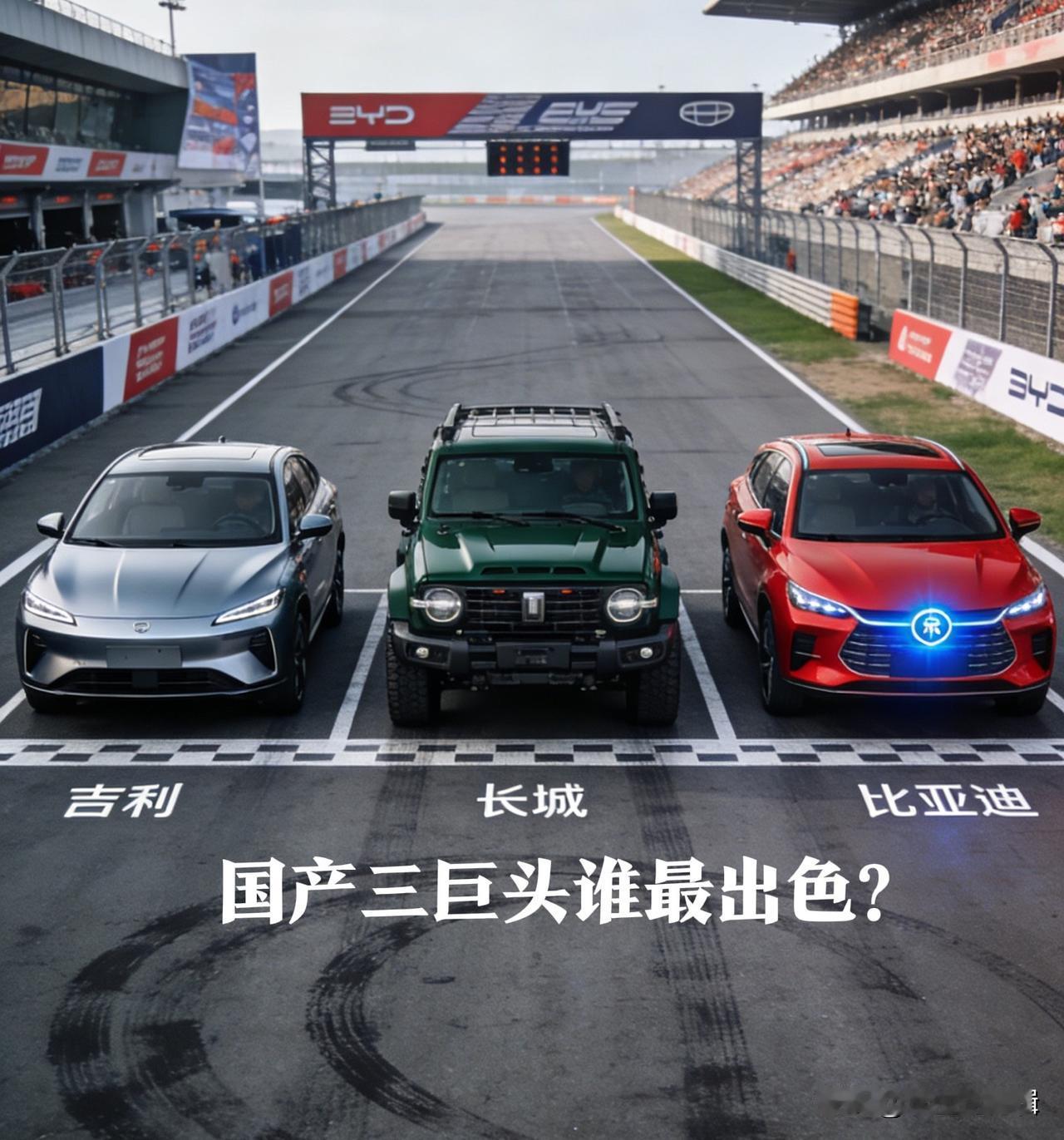 吉利、长城、比亚迪谁更出色?国产三巨头谁最出色？其实没有标准答案，但看完这篇，你