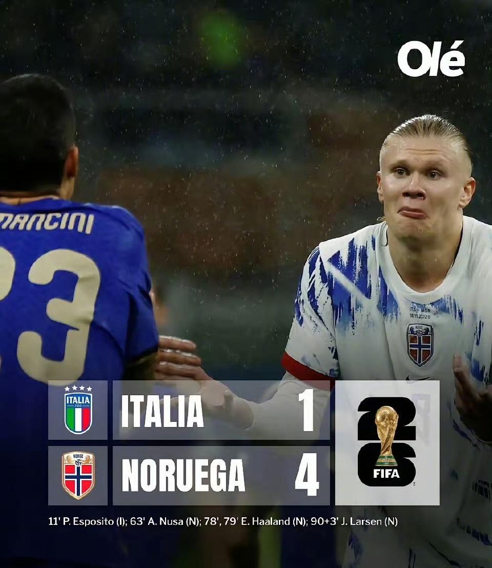 网上说意大利进不了世界杯，全怪AC米兰把意甲变成养老院。[笑着哭]说是意甲青训