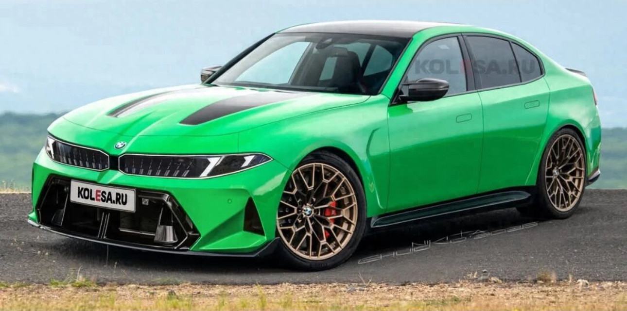 新款宝马M3渲染图正式曝光，外观大变样，搭载3.0T加48V轻混系统！这个外观你