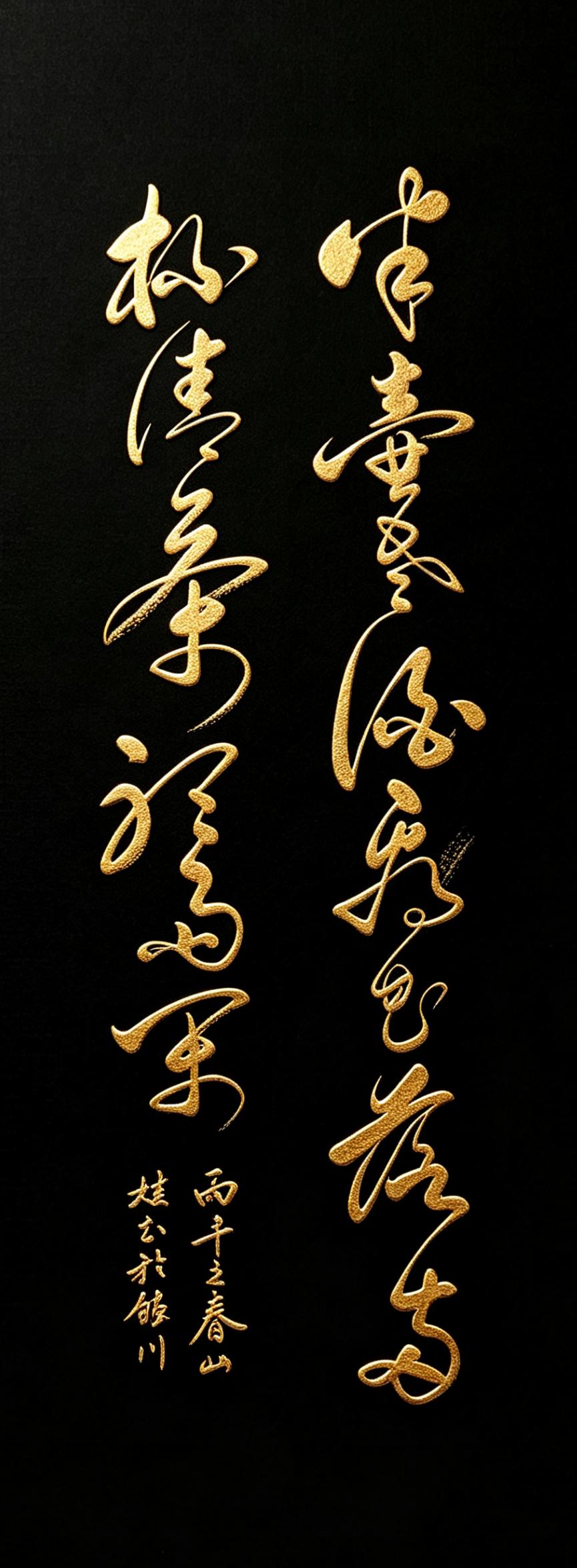 这潇洒飘逸的书法作品惊艳到我了！有酒，有茶，看花落，有雨声，这愜意的生活都融入书