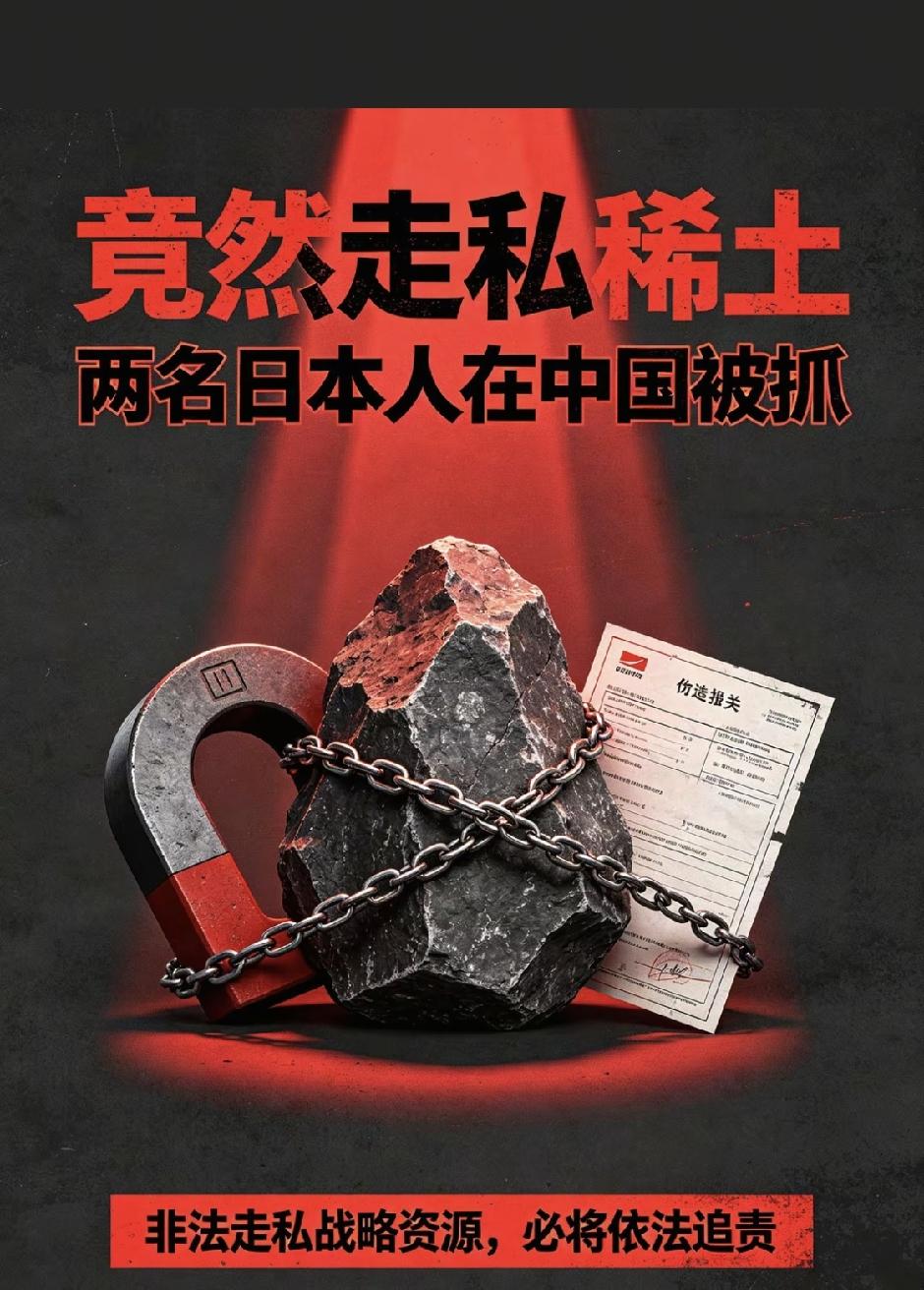 铤而走险！两名日企员工人肉偷运稀土被抓，日方供应链彻底慌了6月24日中日双